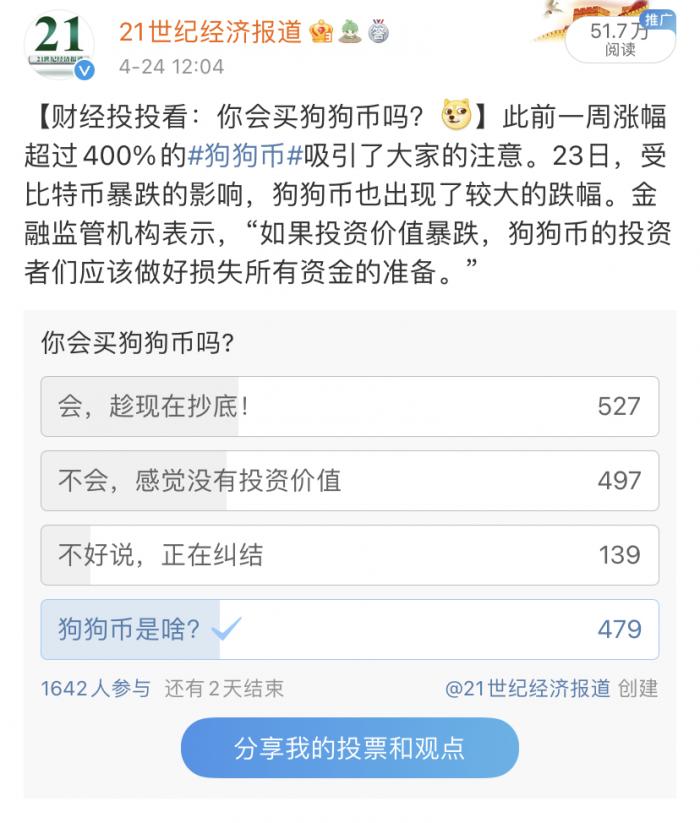 狗狗币30块(狗狗币1000块钱)