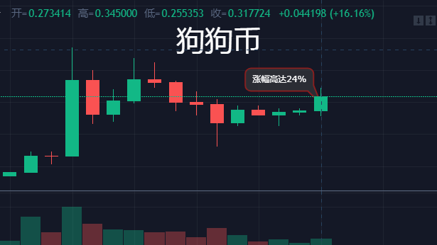 狗狗币走势图(狗狗币走势图一览)